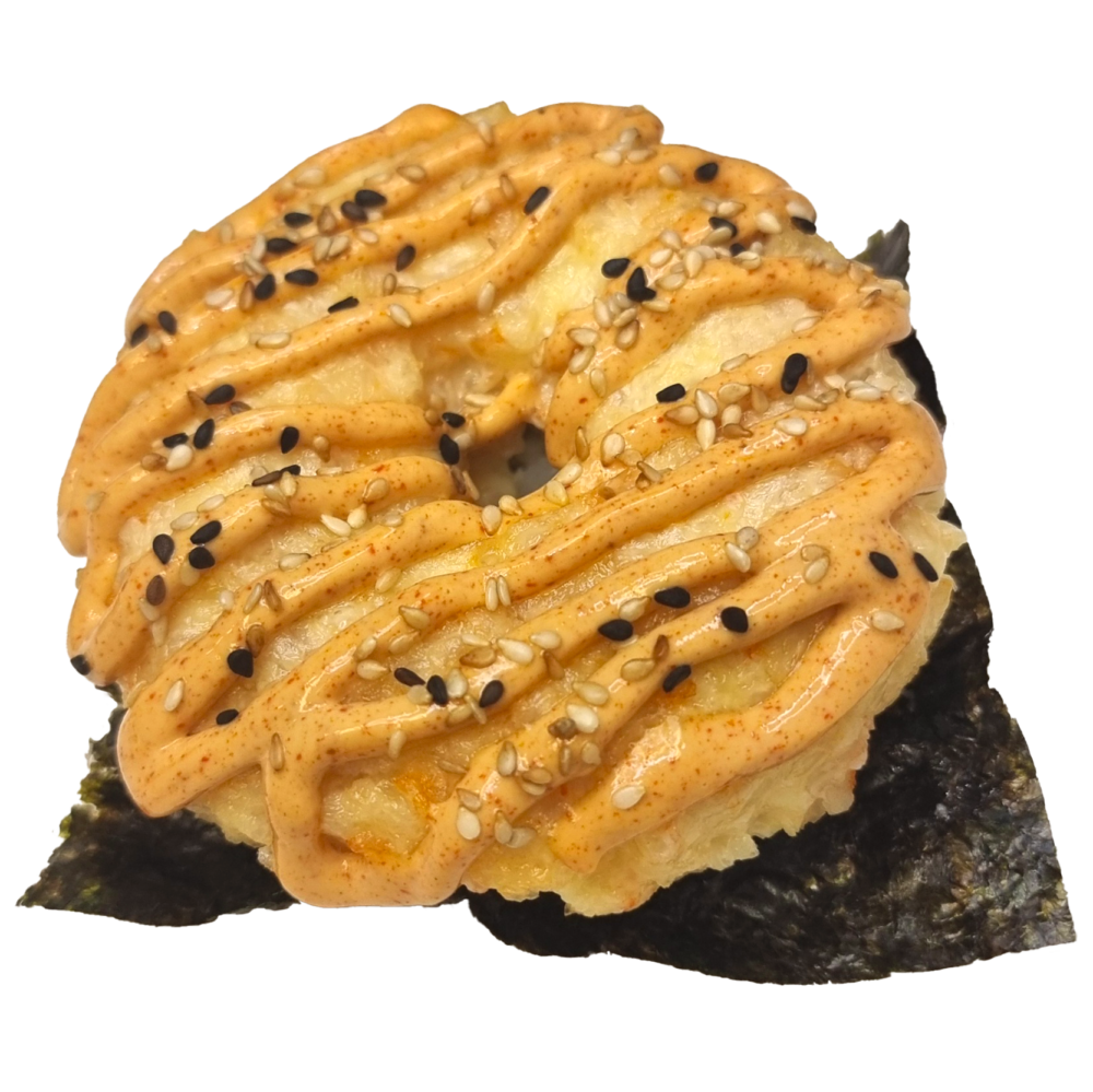 Hiidkreveti küpsetatud sushi-sõõrik