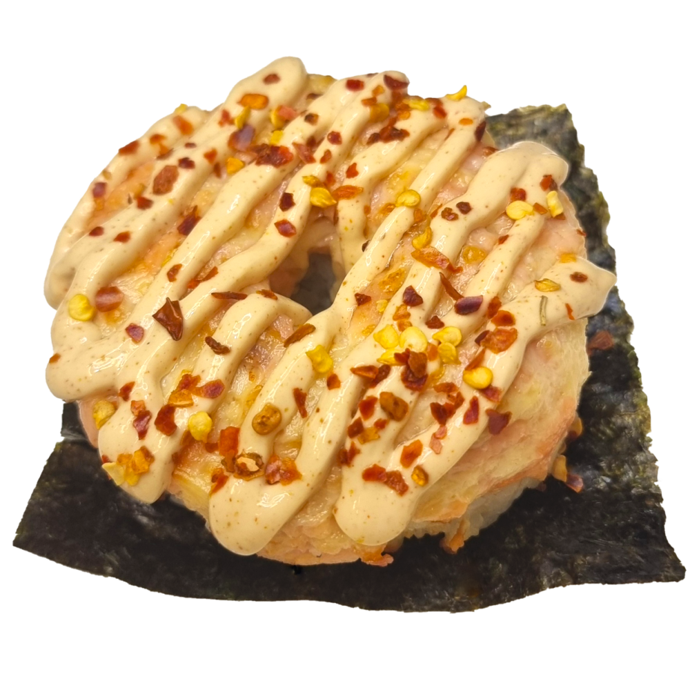 Lõhe küpsetatud sushi-sõõrik