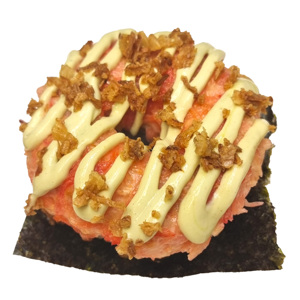 Lumekrabi-masago küpsetatud sushi-sõõrik