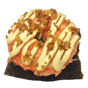 Lumekrabi-masago küpsetatud sushi-sõõrik