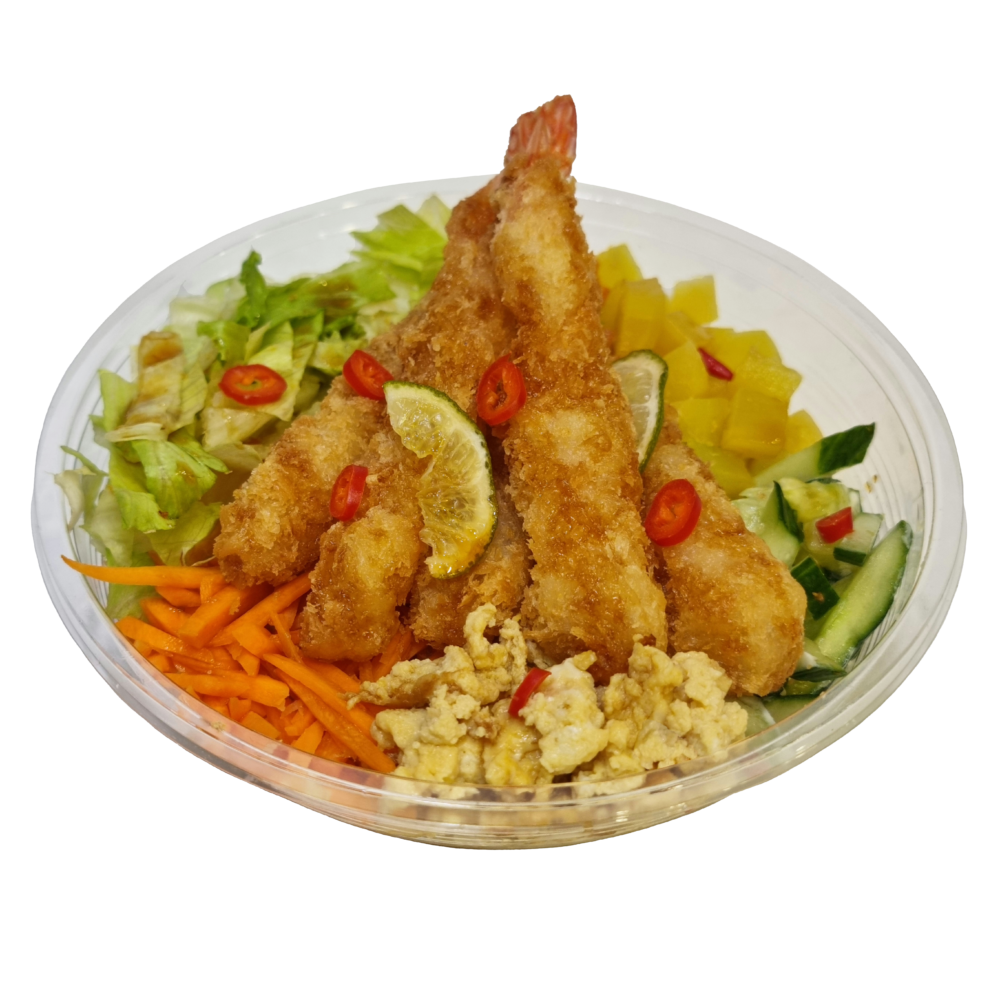 Tempura hiidkreveti poke kauss