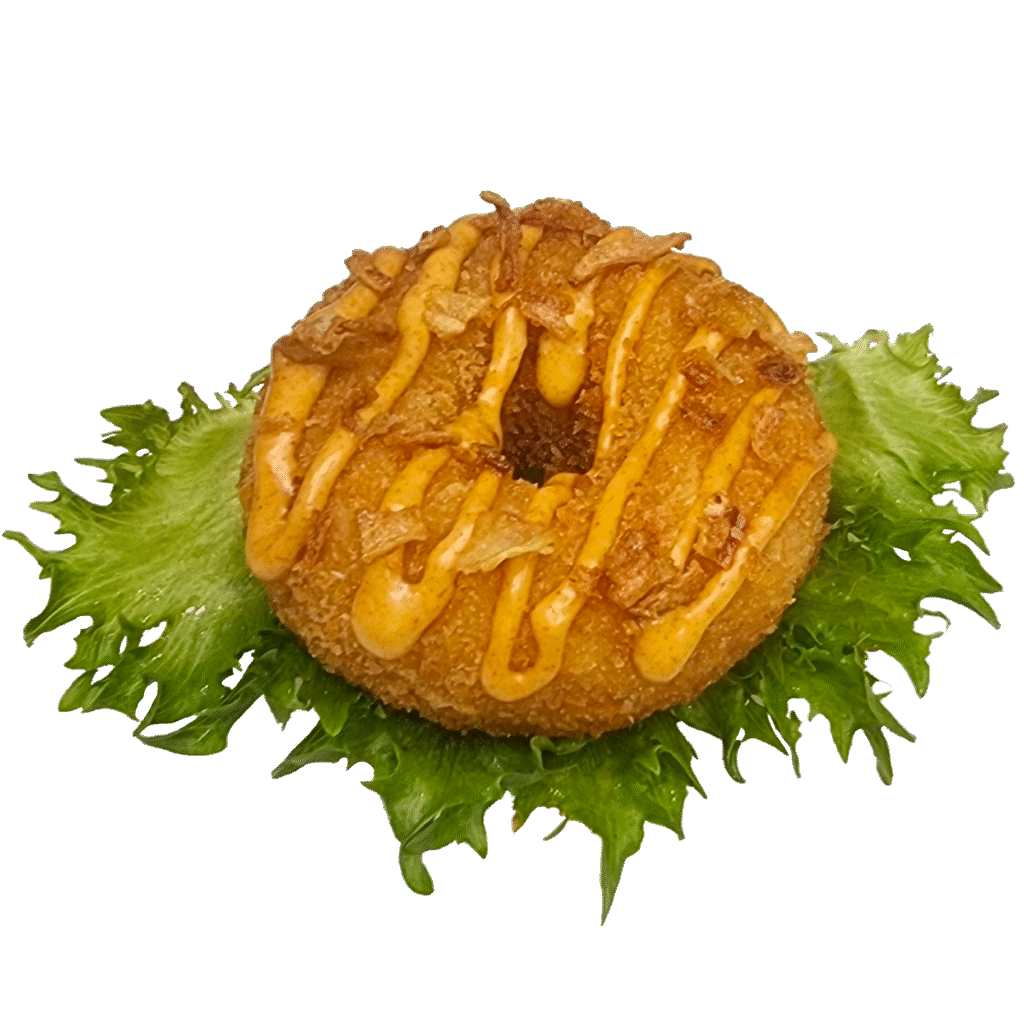 Хрустящий пончик с крабом