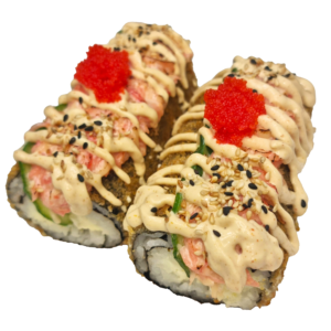 Lumekrabi-masago sushi hotdog