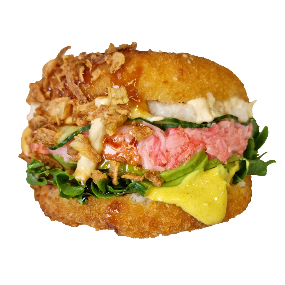 Hiidkreveti sushi burger