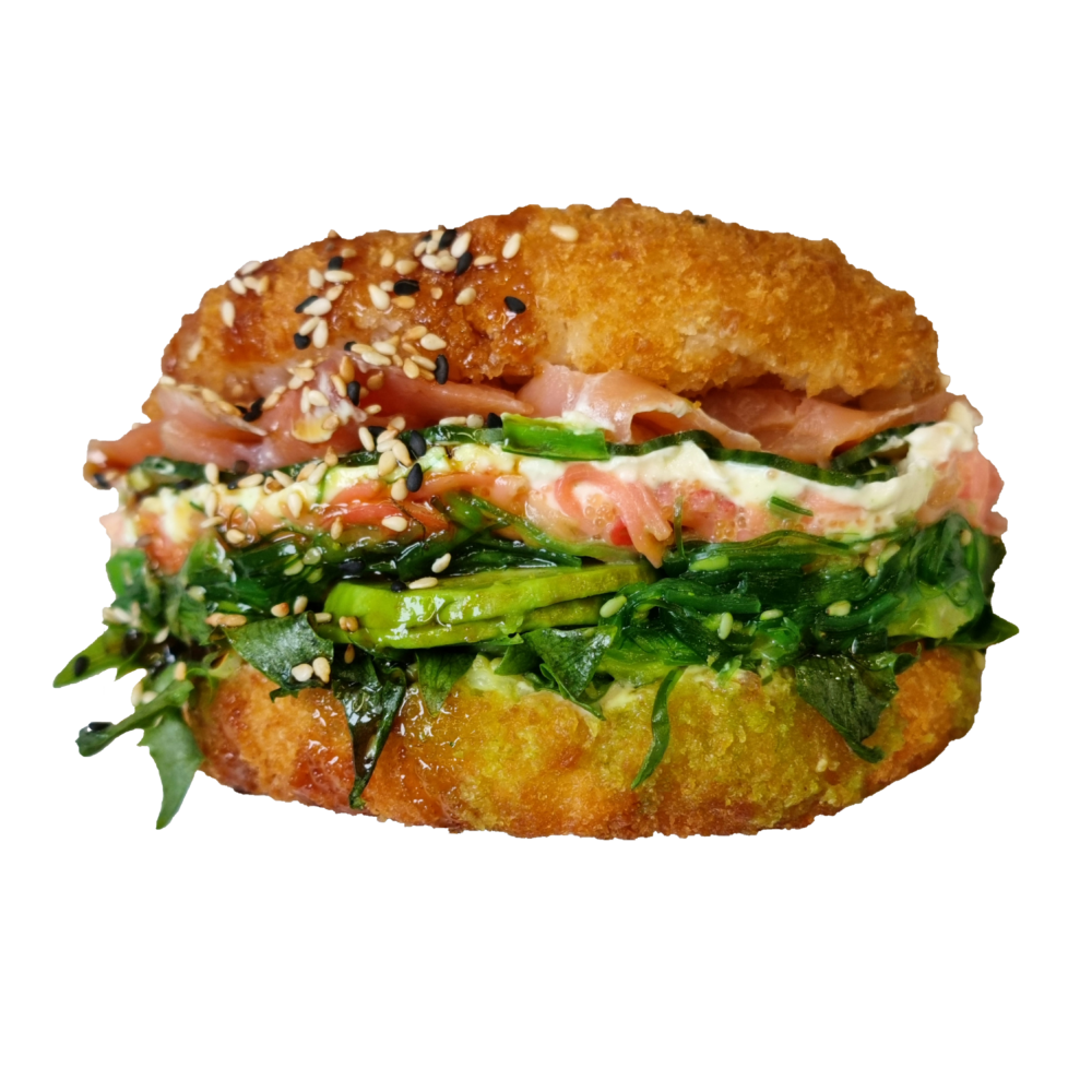 Lõhe sushi burger