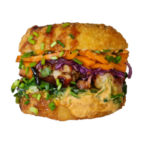 Teriyaki kana sushi burger