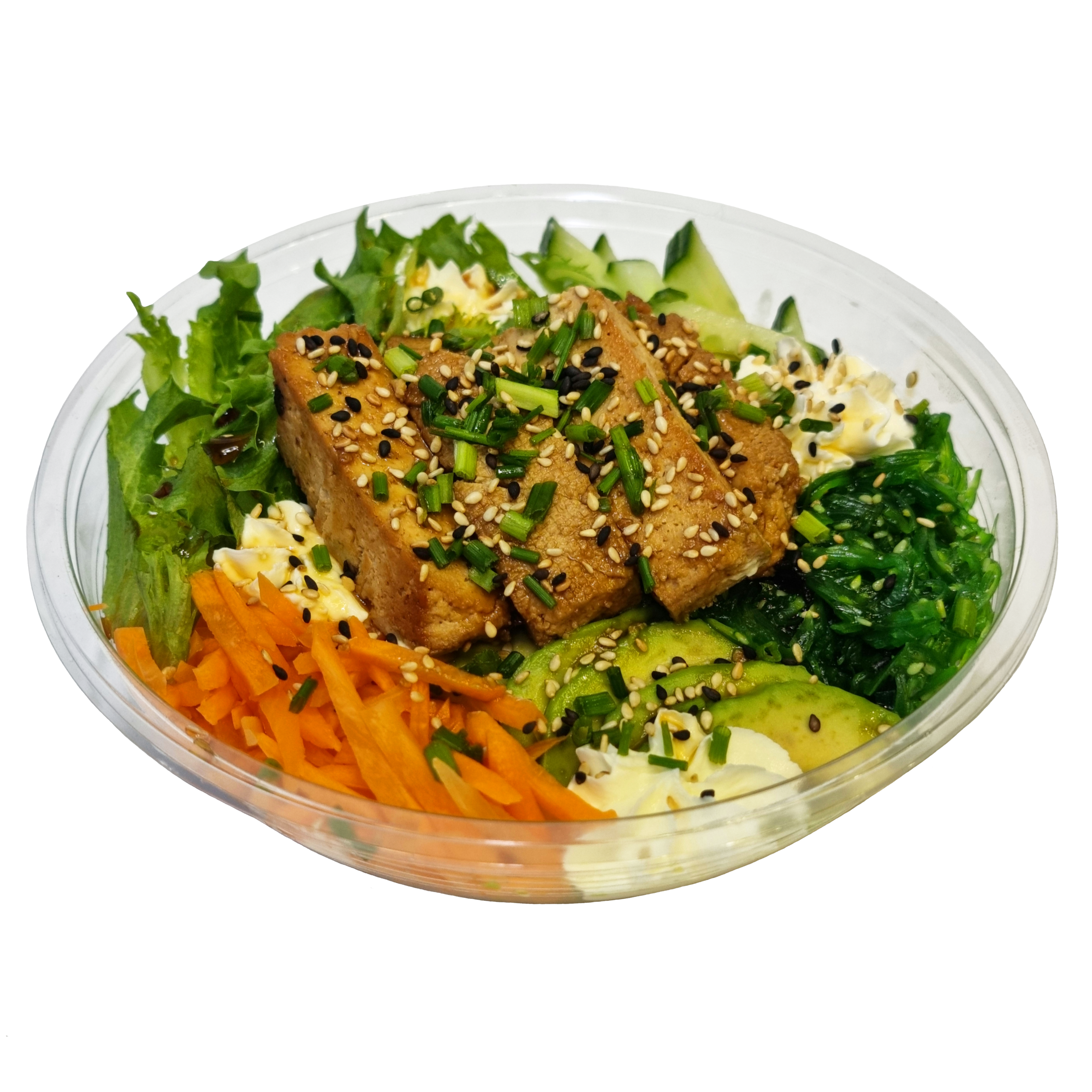 Teriyaki tofu poke kauss 🌱