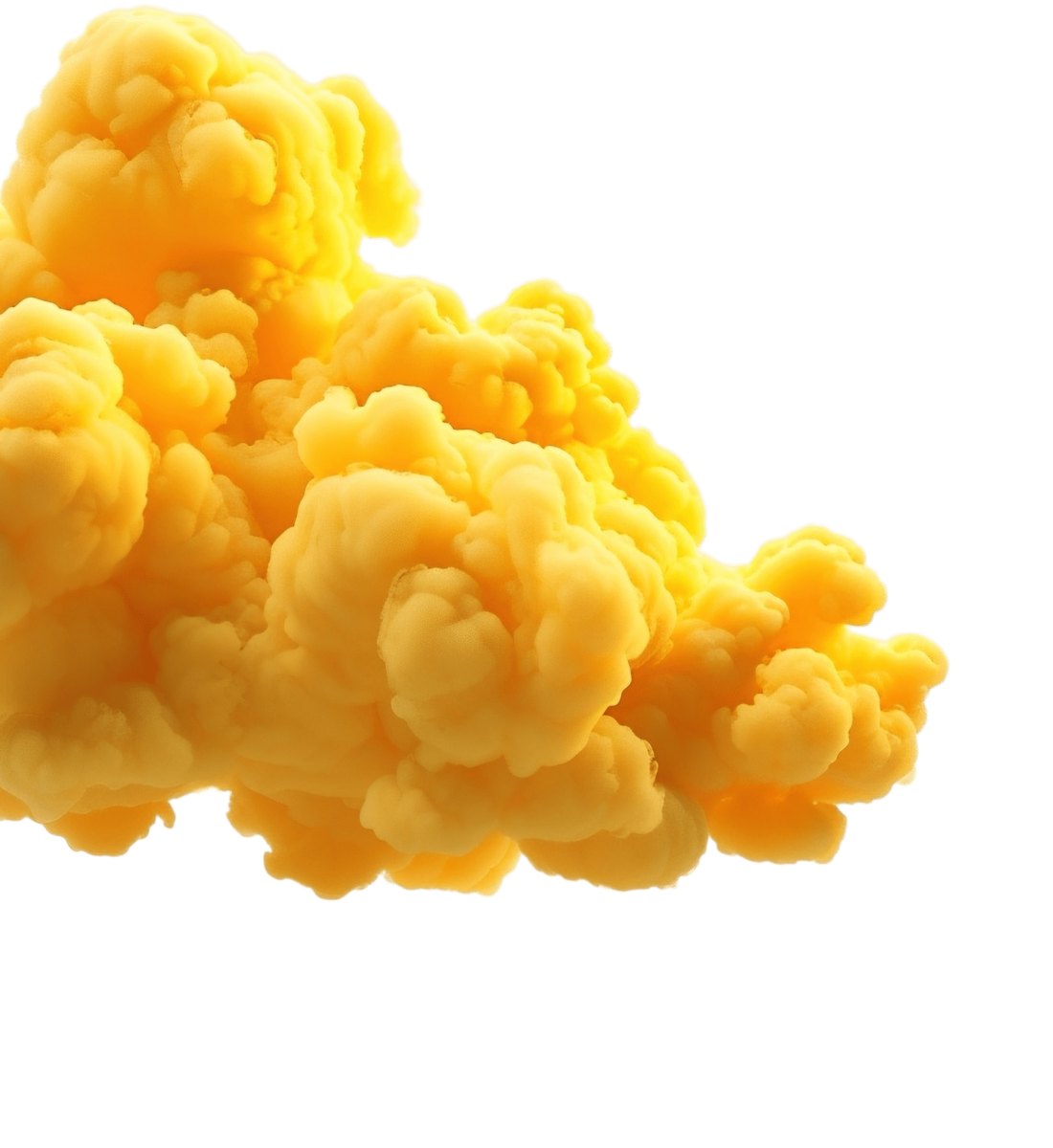 —Pngtree—yellow cloud ornament_14876257
